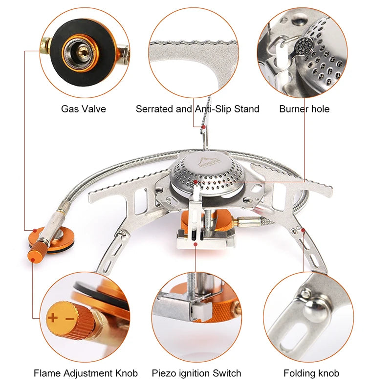 Portable Camping Gas Stove — Outdoor Burner