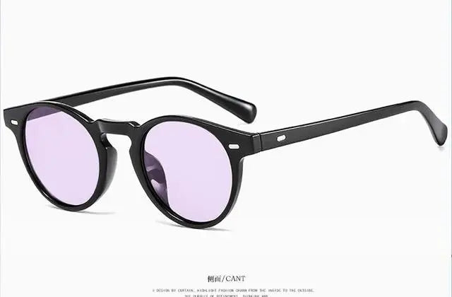 Round Vintage Sunglasses — UV400