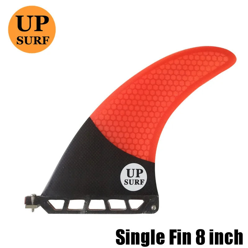 Single Fiberglass Surfboard Center Fin