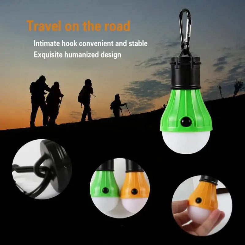 Multicolor Battery Camping Lantern — Waterproof