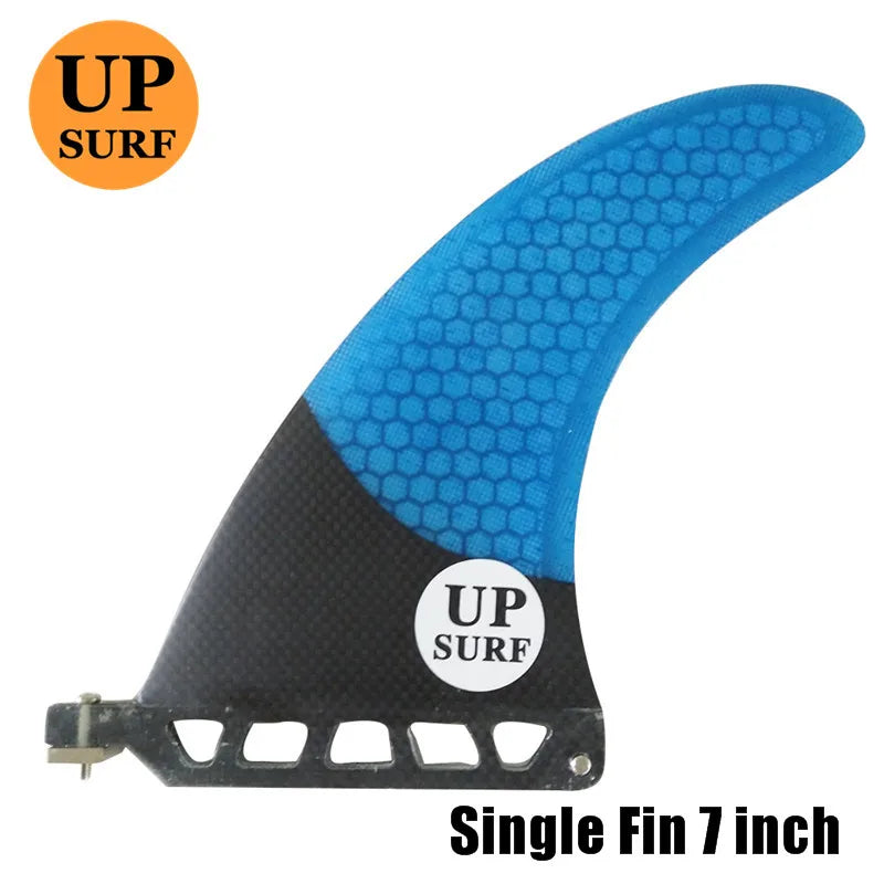 Single Fiberglass Surfboard Center Fin