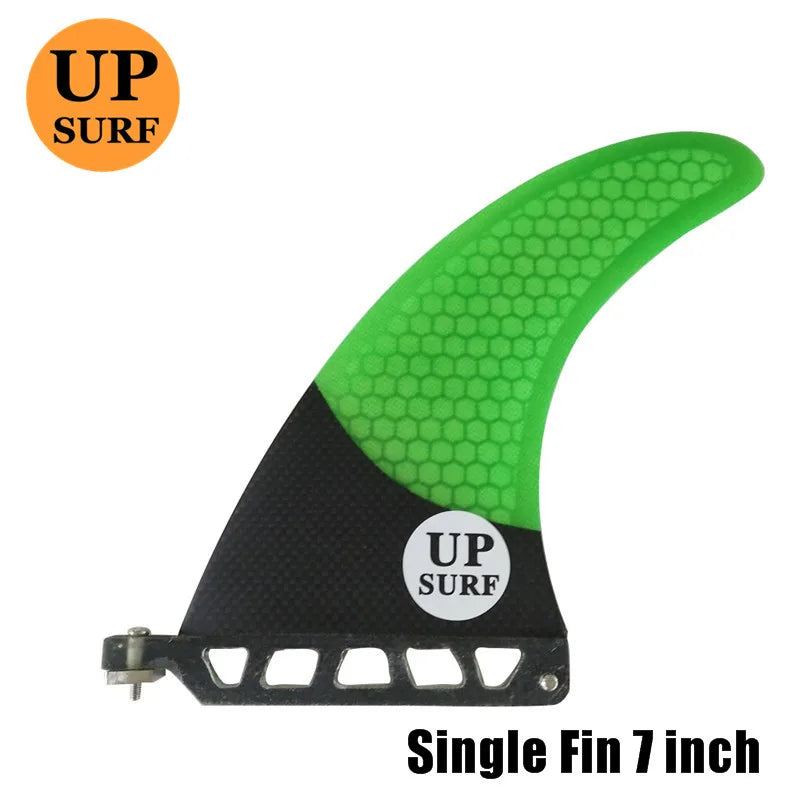 Single Fiberglass Surfboard Center Fin