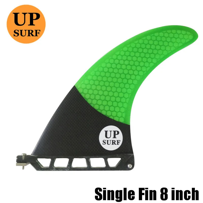 Single Fiberglass Surfboard Center Fin
