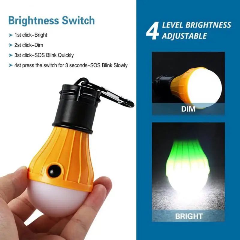 Multicolor Battery Camping Lantern — Waterproof