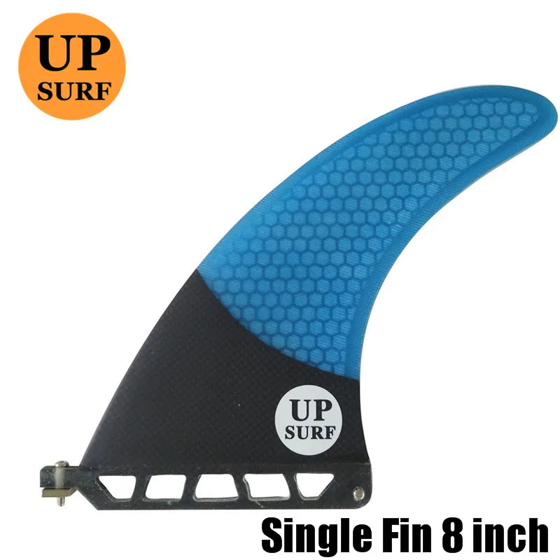 Single Fiberglass Surfboard Center Fin