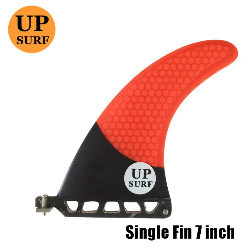 Single Fiberglass Surfboard Center Fin