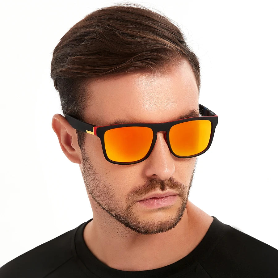 Vintage Square Anti-Glare Sunglasses — UV400