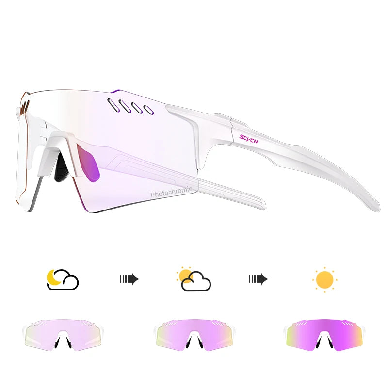 Photochromic MTB Cycling Glasses — UV400
