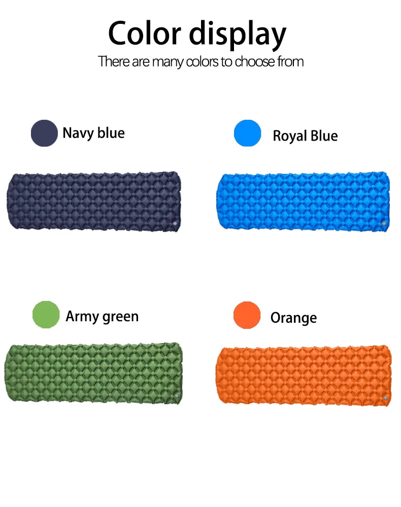 Camping Inflatable Sleeping Pad & Air Mat