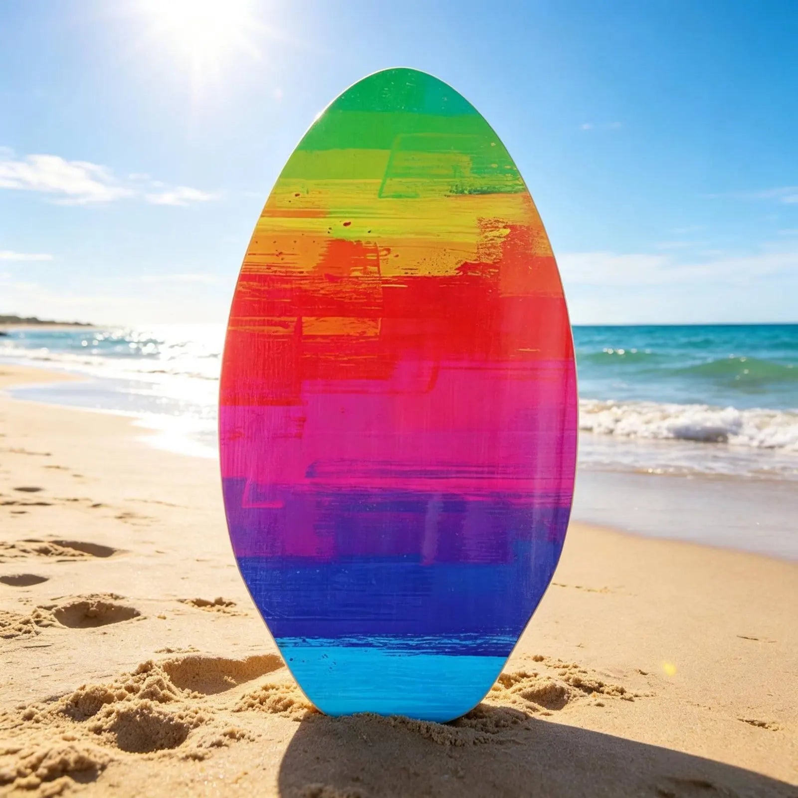 Wooden Skimboard for Beginners & Kids
