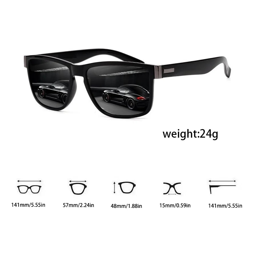 Classic Square Sunglasses 3-Pack — UV400