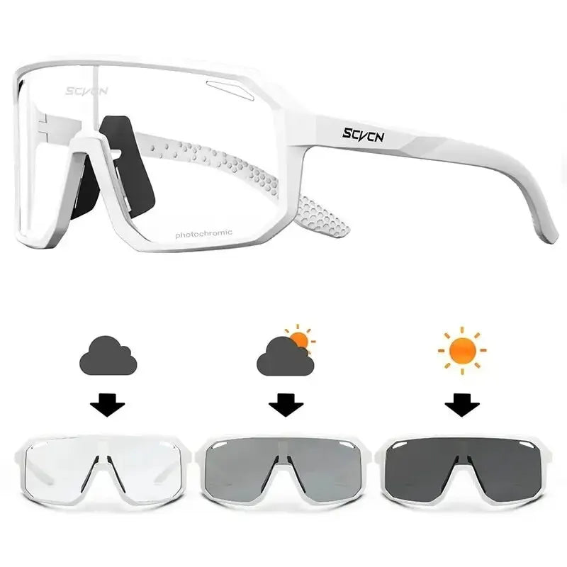 Photochromic Cycling Sunglasses — MTB & Outdoor