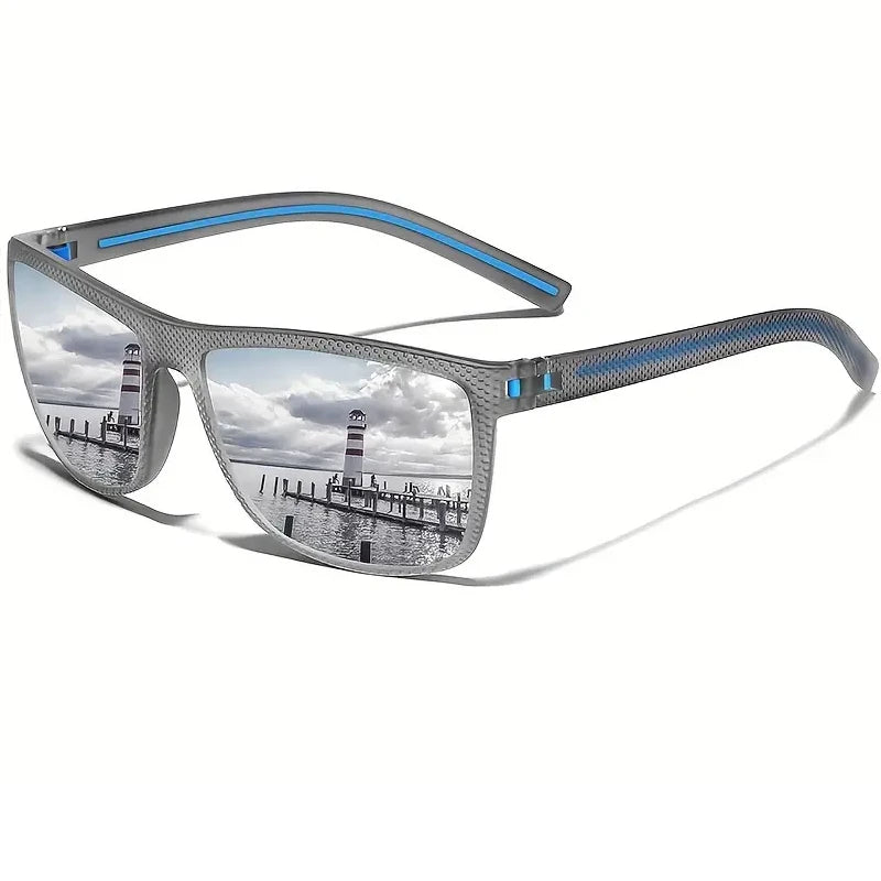 Square Polarized Sunglasses — Lightweight Frame