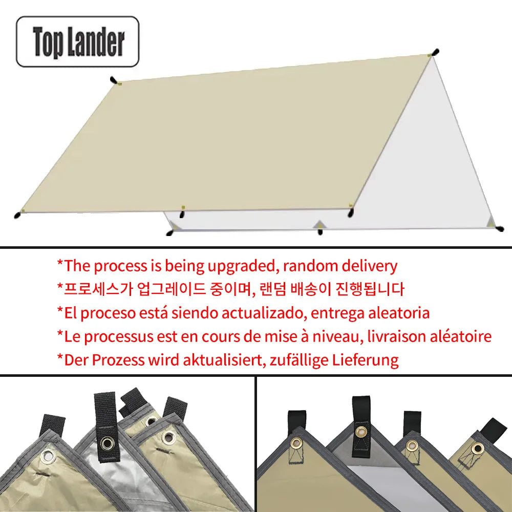 Waterproof Camping Tarp & Sun Shelter