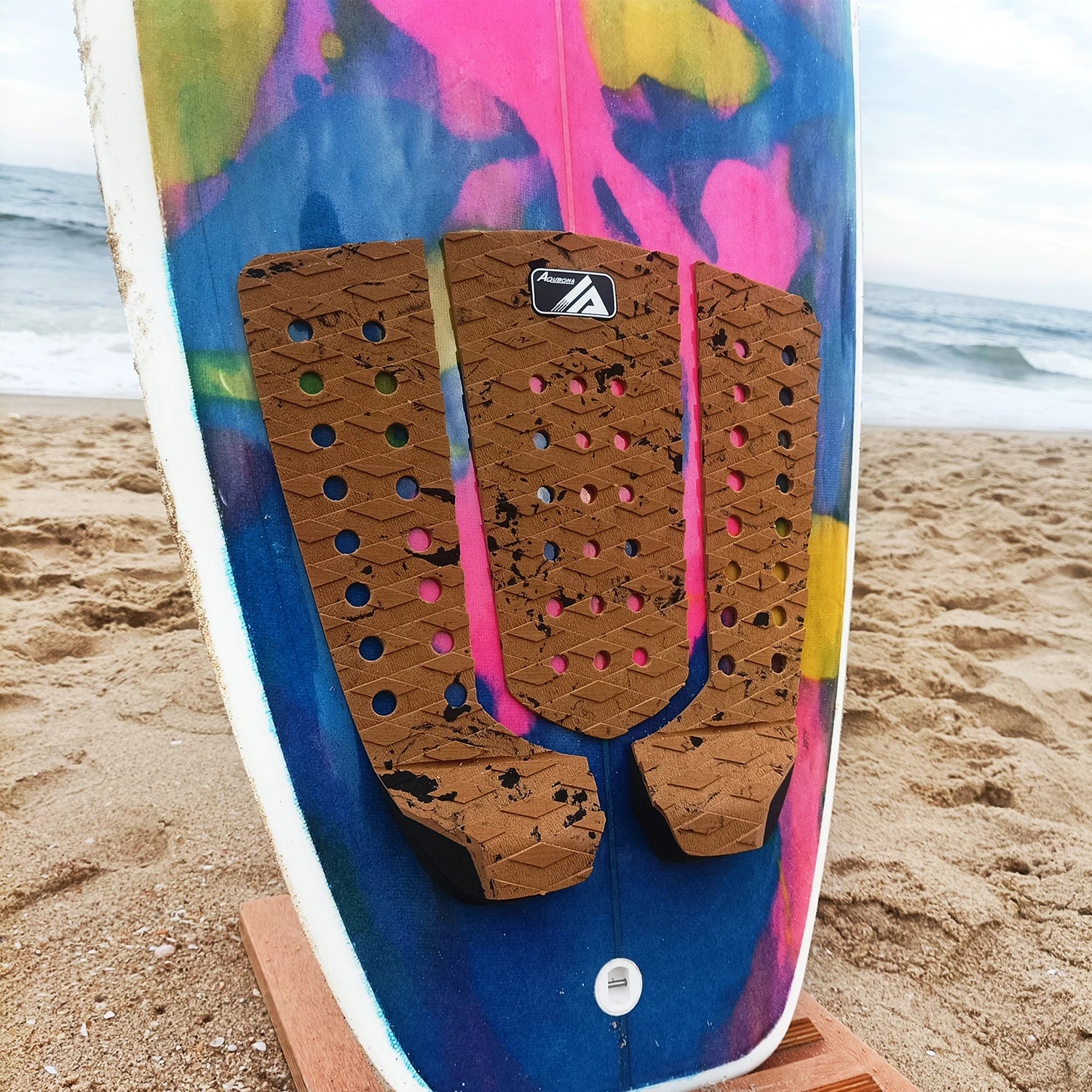 3-Piece EVA Surfboard Traction Pads with Kicker