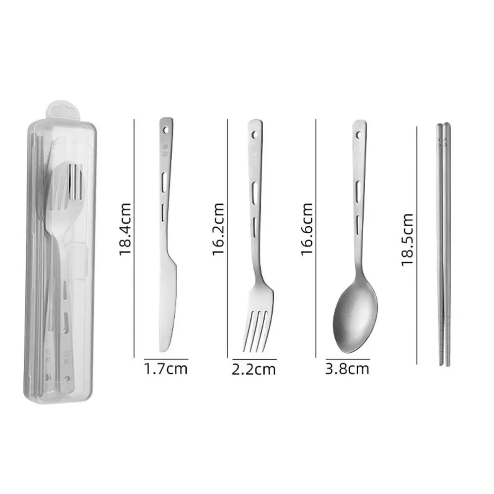 Camping Cutlery Set with Chopsticks — Lightweight