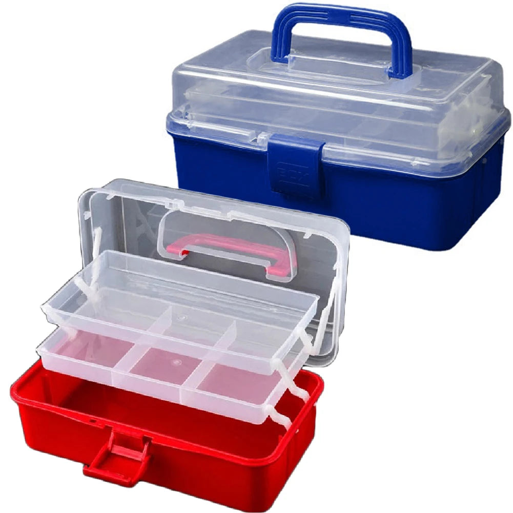 3-Layer Cantilever Fishing Tackle Box
