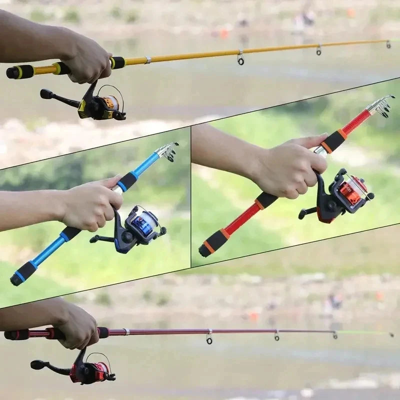 Telescopic Fishing Rod & Spinning Reel Combo