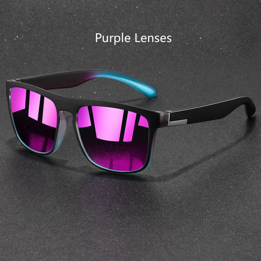Vintage Square Anti-Glare Sunglasses — UV400