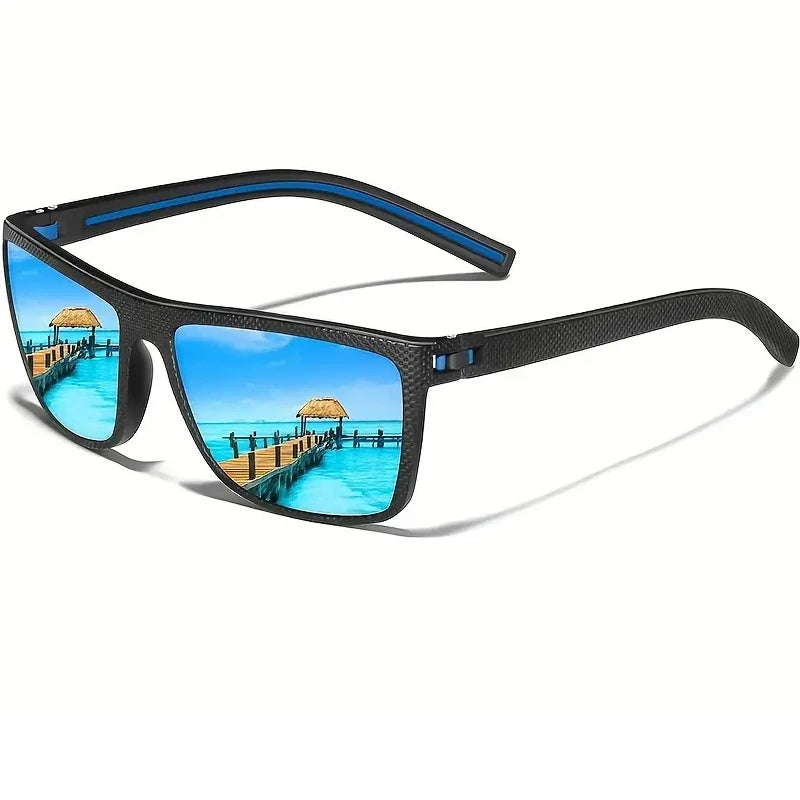 Square Polarized Sunglasses — Lightweight Frame