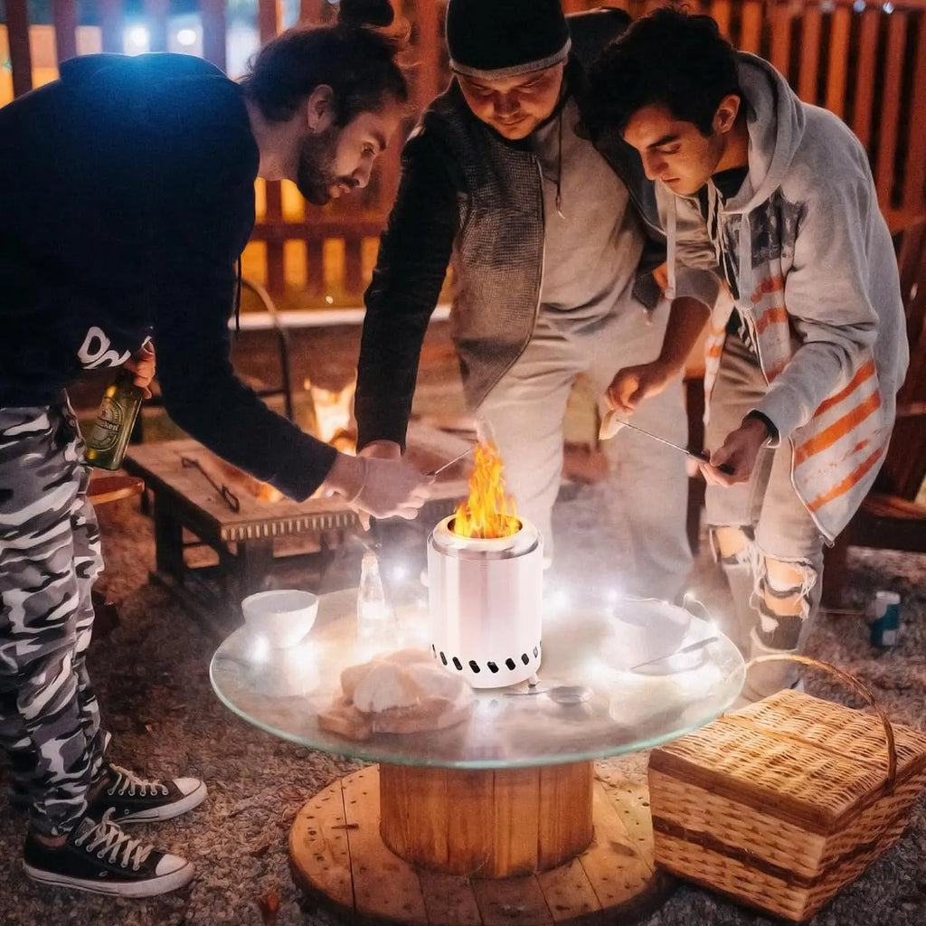 Portable Wood Burning Camp Stove — Smokeless