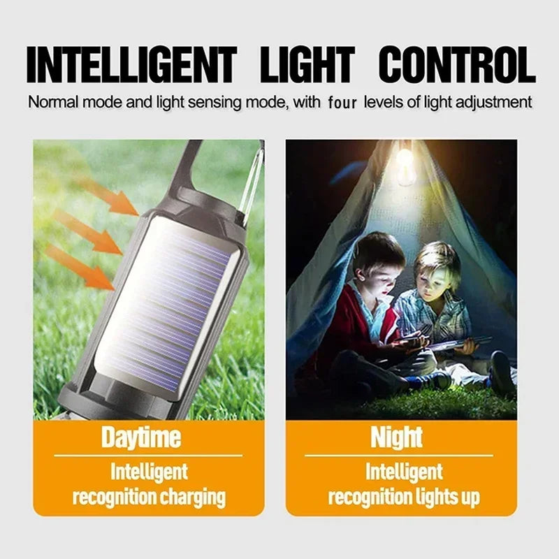Solar USB Rechargeable Dimmable Camp Bulb