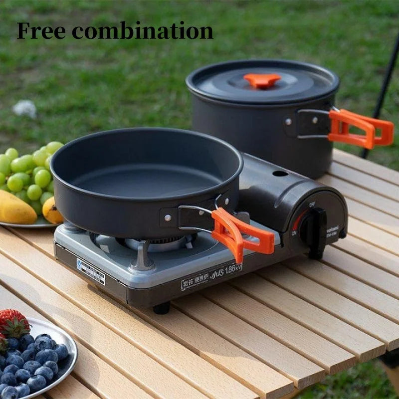 Camping Cookware Set — Kettle & Frying Pan