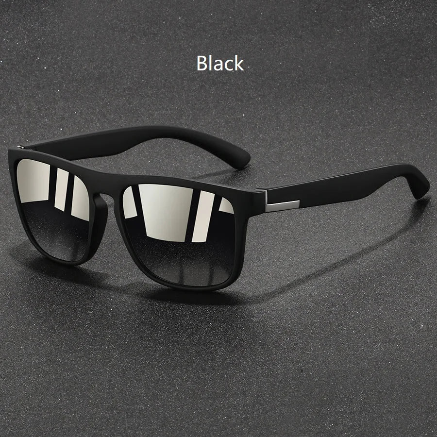 Vintage Square Anti-Glare Sunglasses — UV400