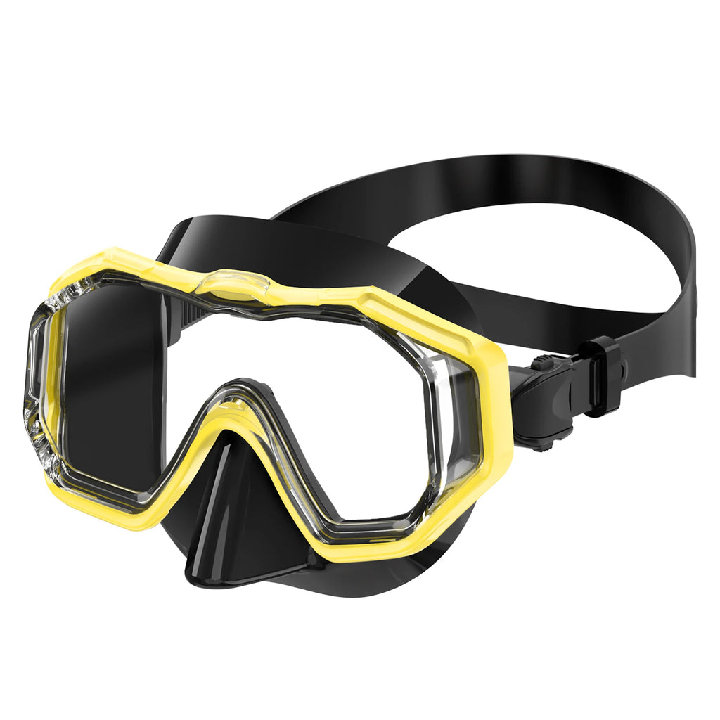 3-Window Panoramic Scuba Diving Mask