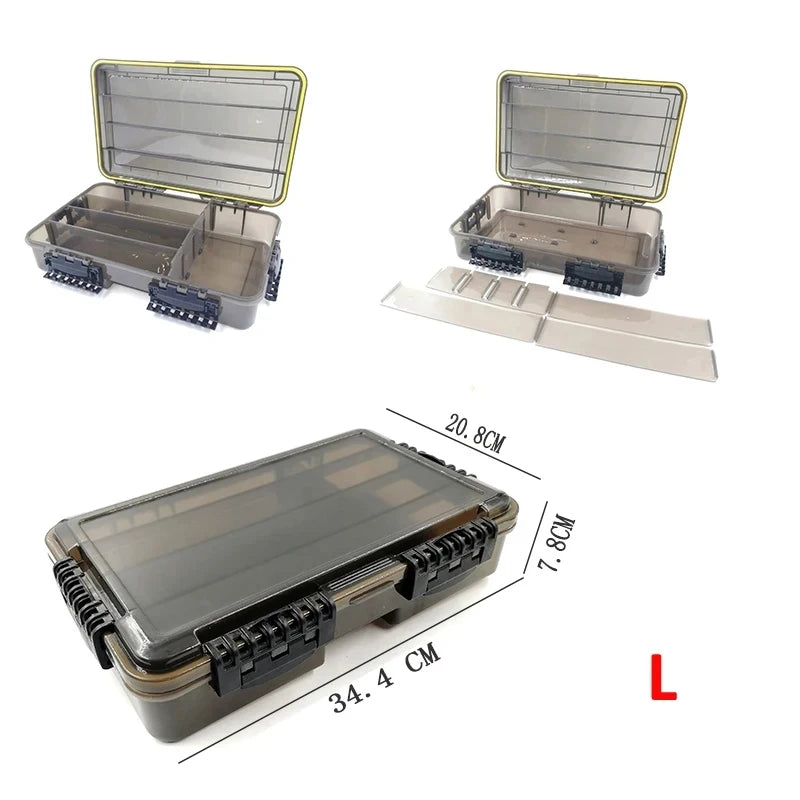 Large Waterproof Fishing Tackle & Bait Box
