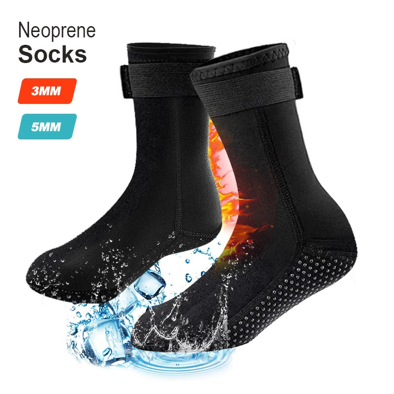 Neoprene Wetsuit Booties — Diving & Surf