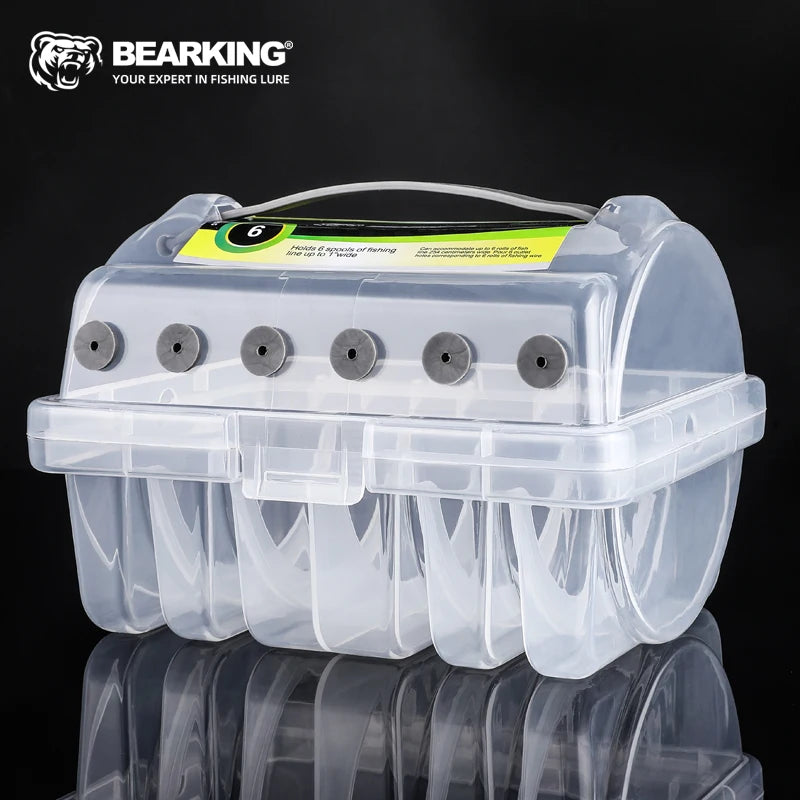 Double-Sided Fishing Tackle Box — 6 Compartments