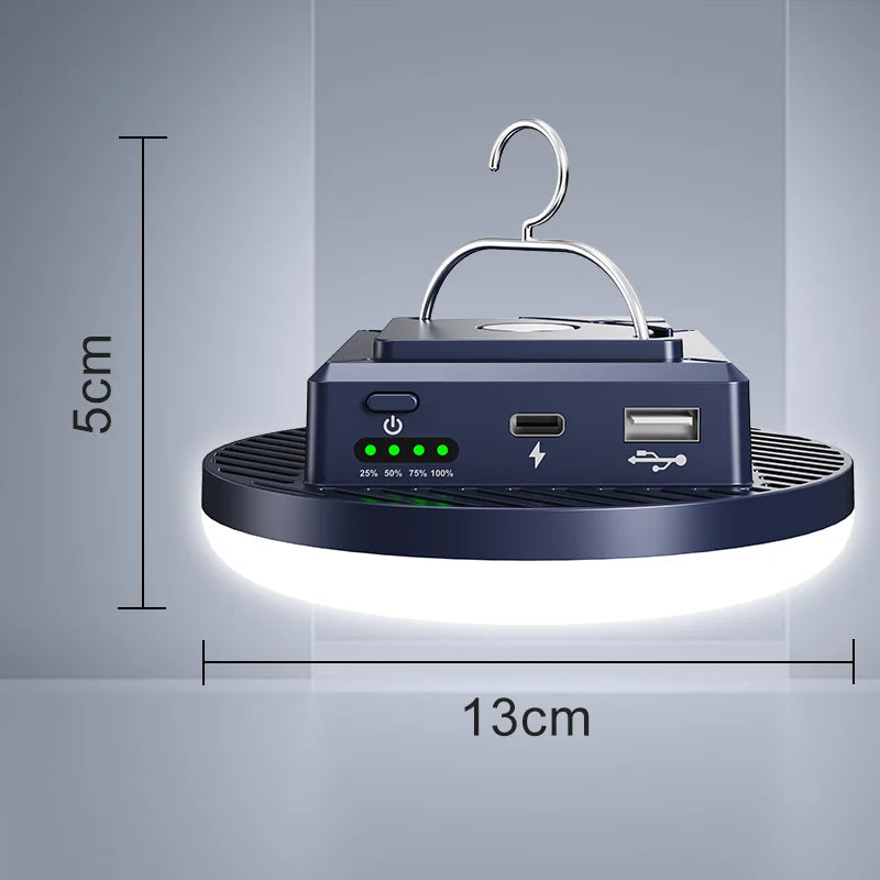 Rechargeable LED Camping Lantern — 4 Modes