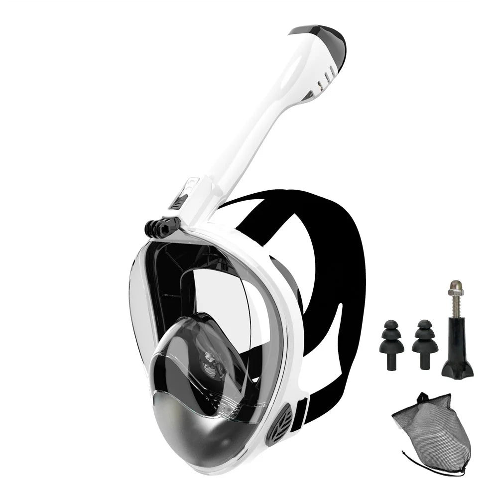 Full Face Snorkel Mask — 180° Panoramic View