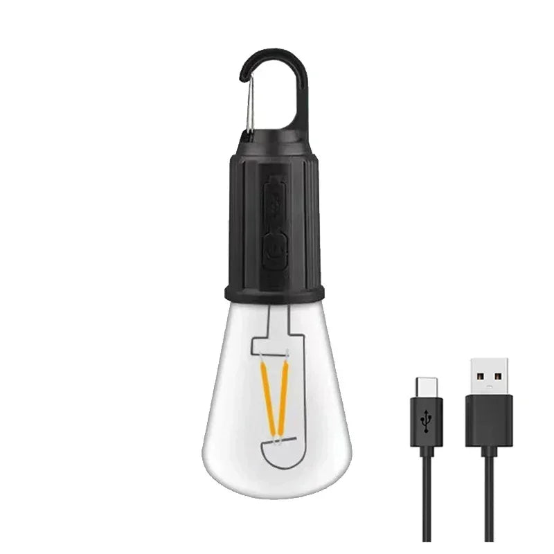 Solar USB Rechargeable Dimmable Camp Bulb