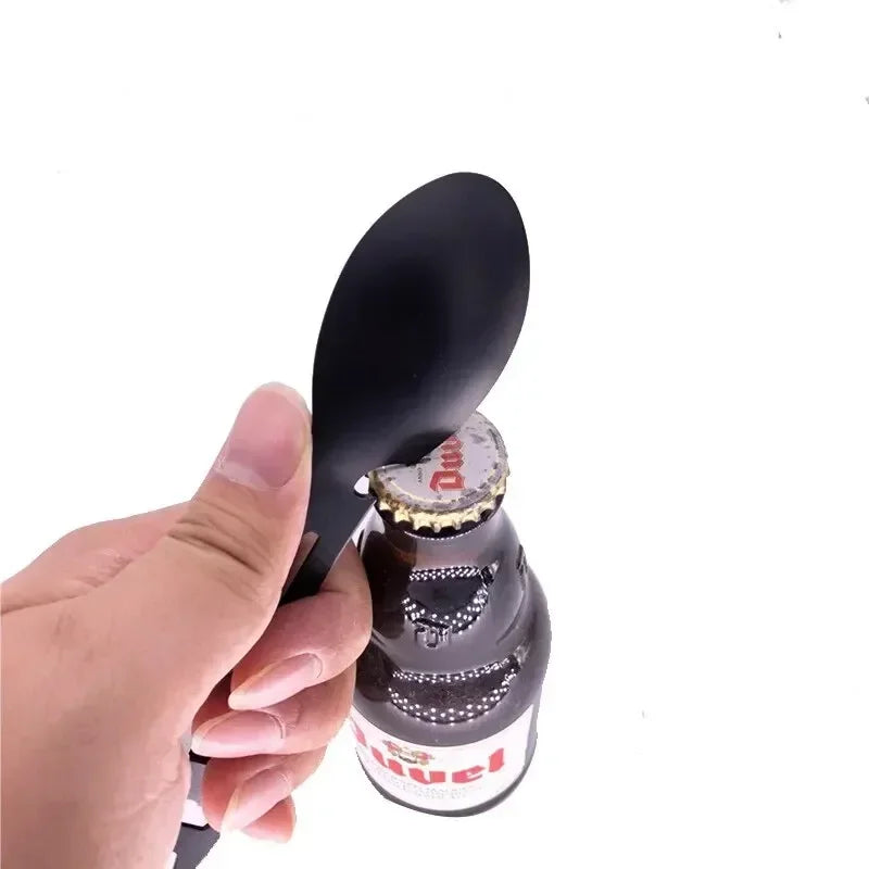 5-in-1 Stainless Steel Camping Cutlery Set