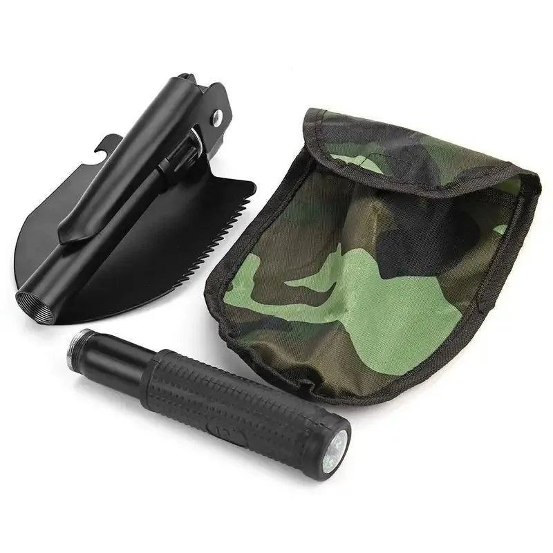 Military Folding Shovel with Compass