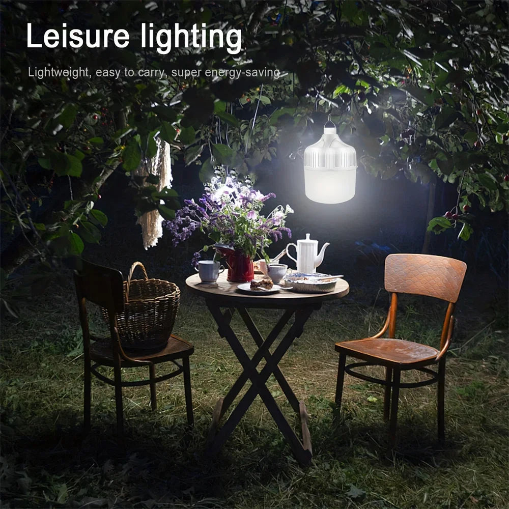 USB Rechargeable LED Camping Bulb — Portable