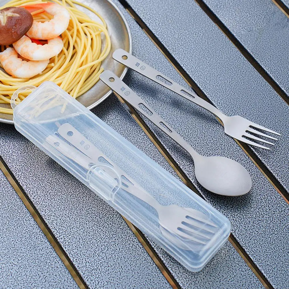 Camping Cutlery Set with Chopsticks — Lightweight