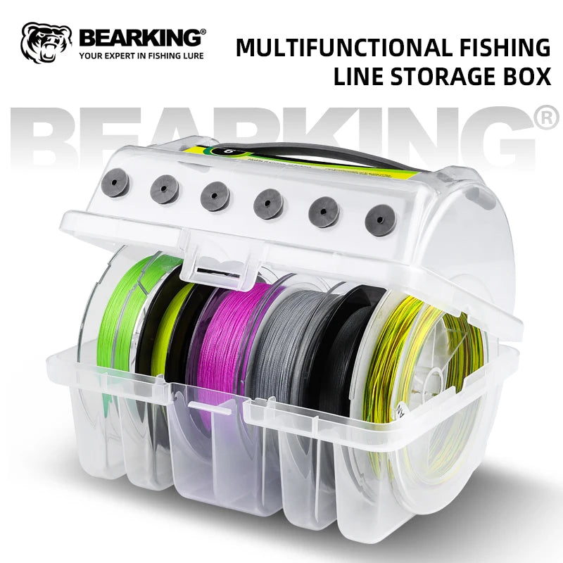 Double-Sided Fishing Tackle Box — 6 Compartments