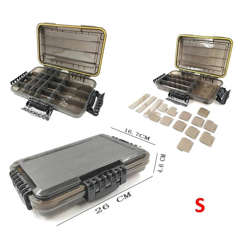 Large Waterproof Fishing Tackle & Bait Box