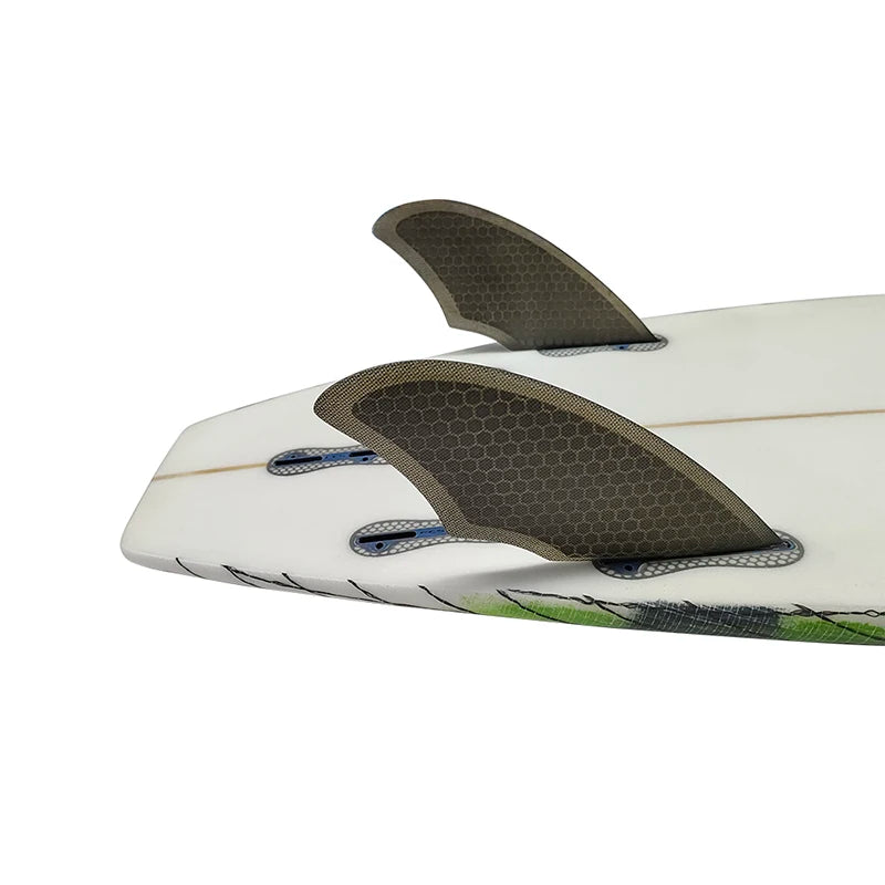 Surfboard Double Fin Set — Black & White