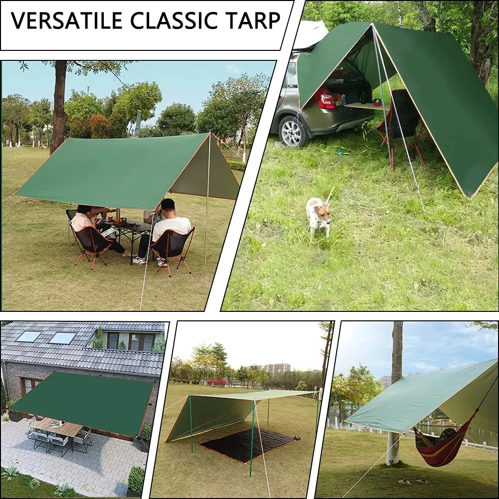 Waterproof Camping Tarp & Sun Shelter