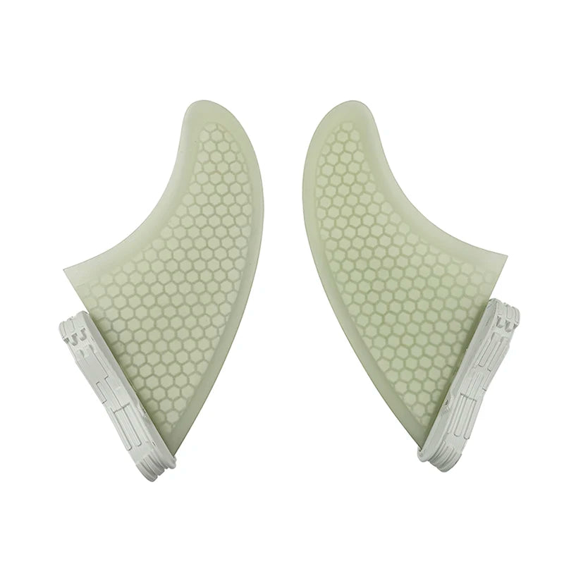 Surfboard Double Fin Set — Black & White
