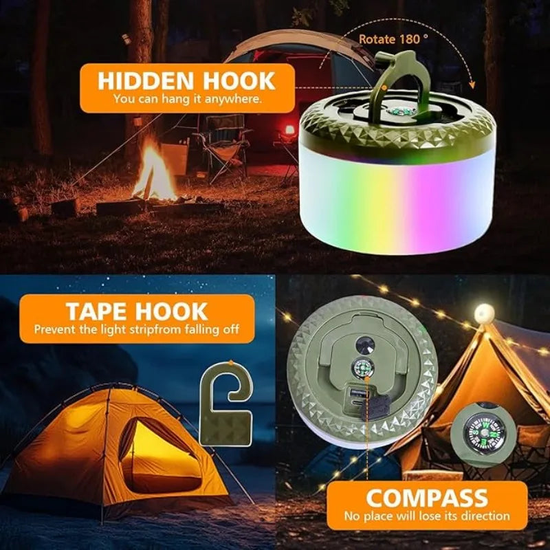 Waterproof USB String Lights — Camping & Outdoor