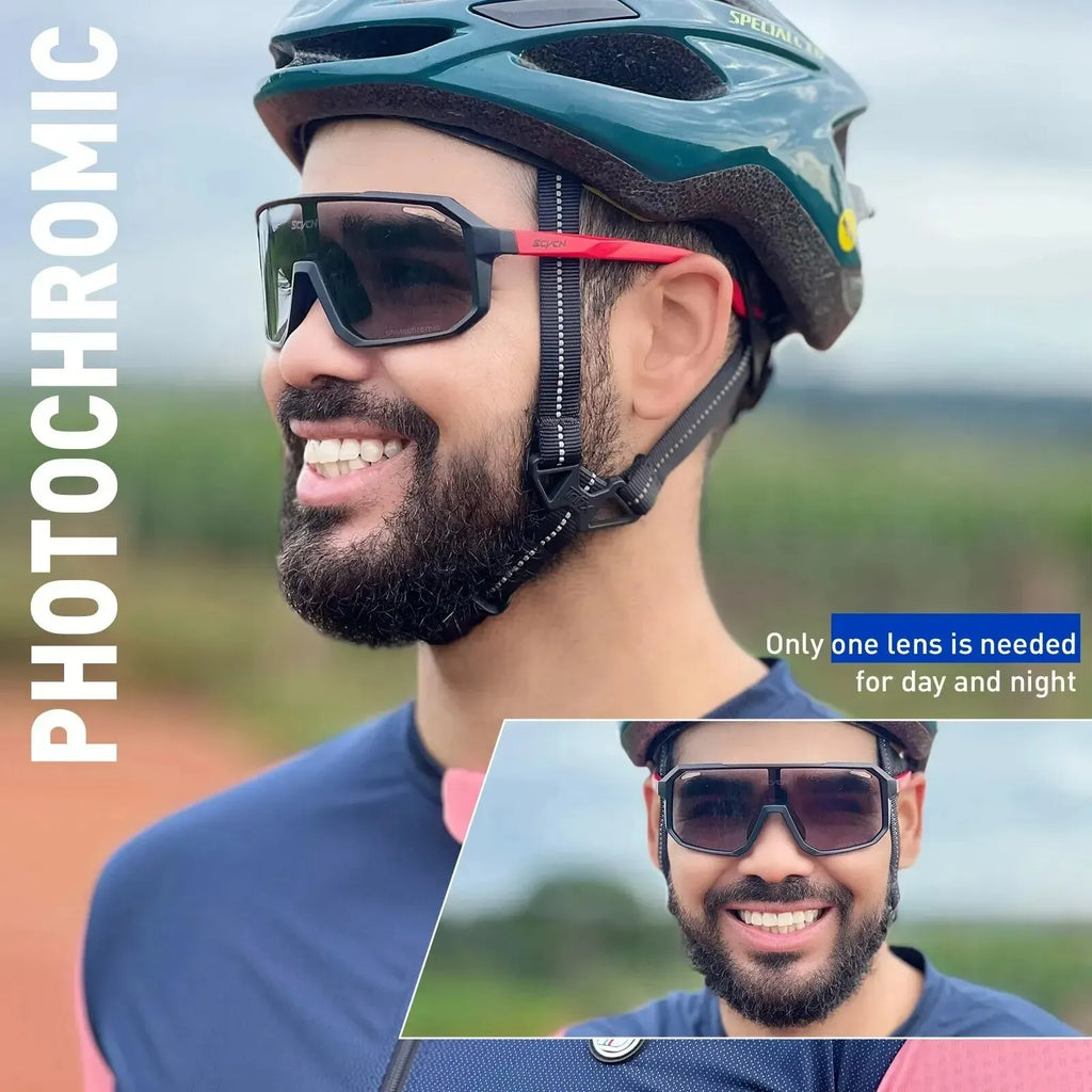 Photochromic Cycling Sunglasses — MTB & Outdoor