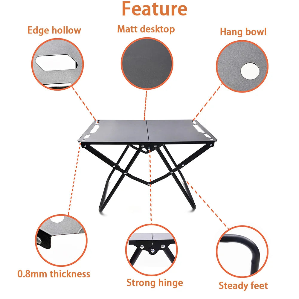 Portable Sand-Ready Beach & Picnic Table