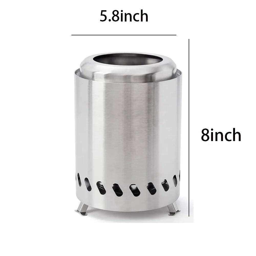 Portable Wood Burning Camp Stove — Smokeless