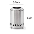 Portable Wood Burning Camp Stove — Smokeless
