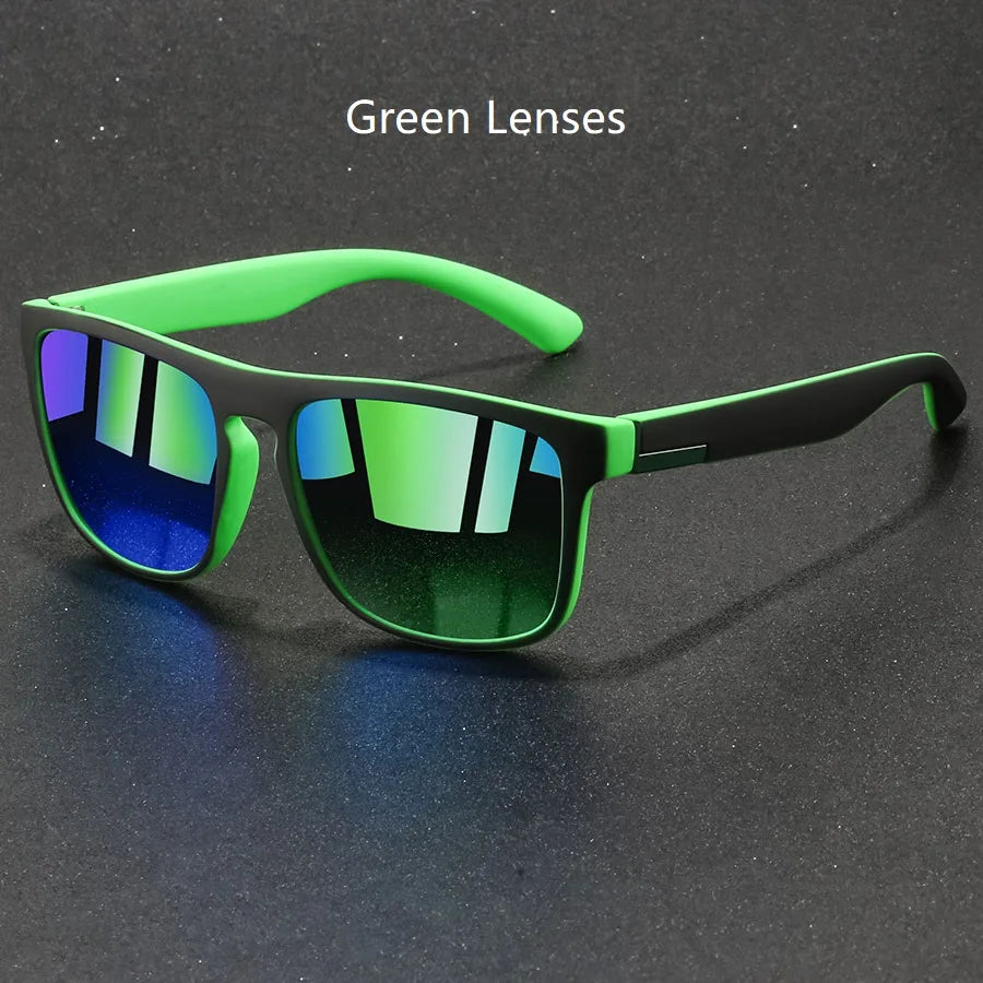 Vintage Square Anti-Glare Sunglasses — UV400